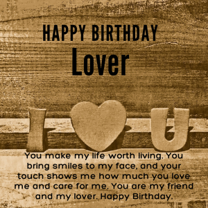 Happy Birthday Wishes For Lover