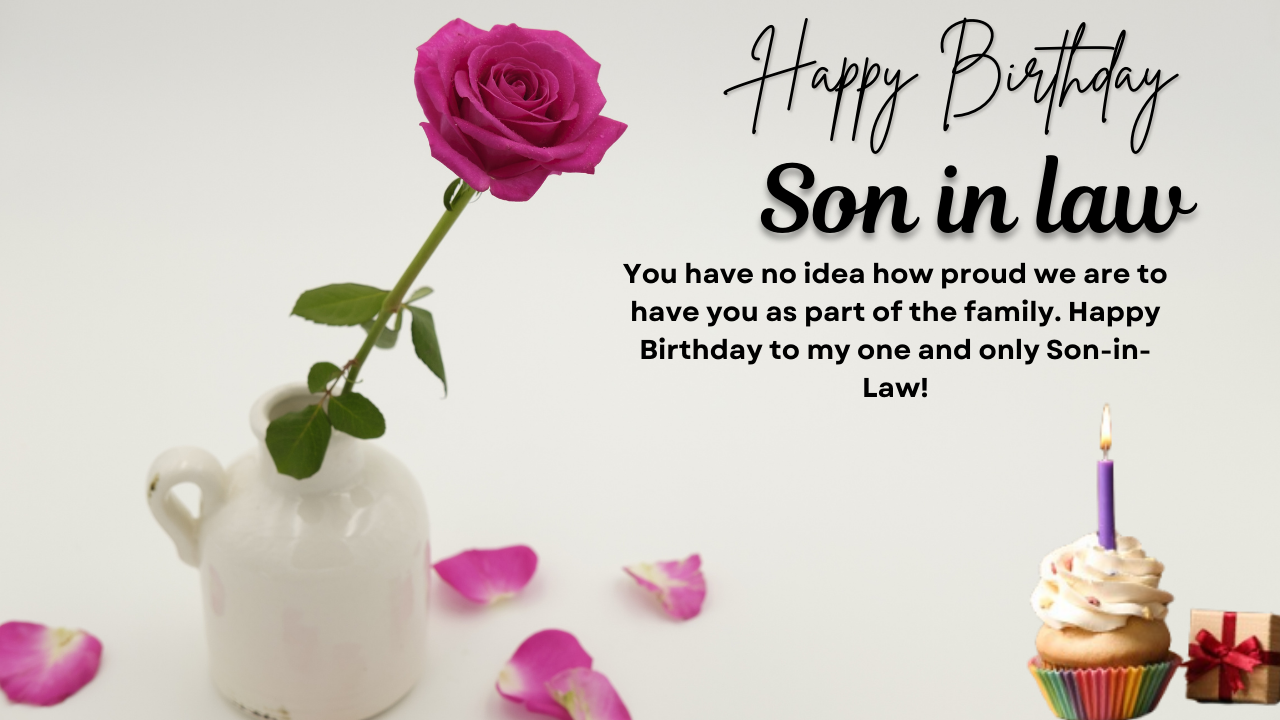Happy Birthday Wishes For Son In Law